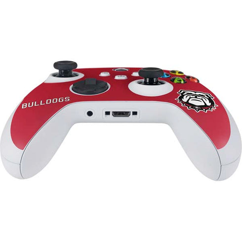 University of Georgia Bulldogs Logo Xbox Series S Controller Skin